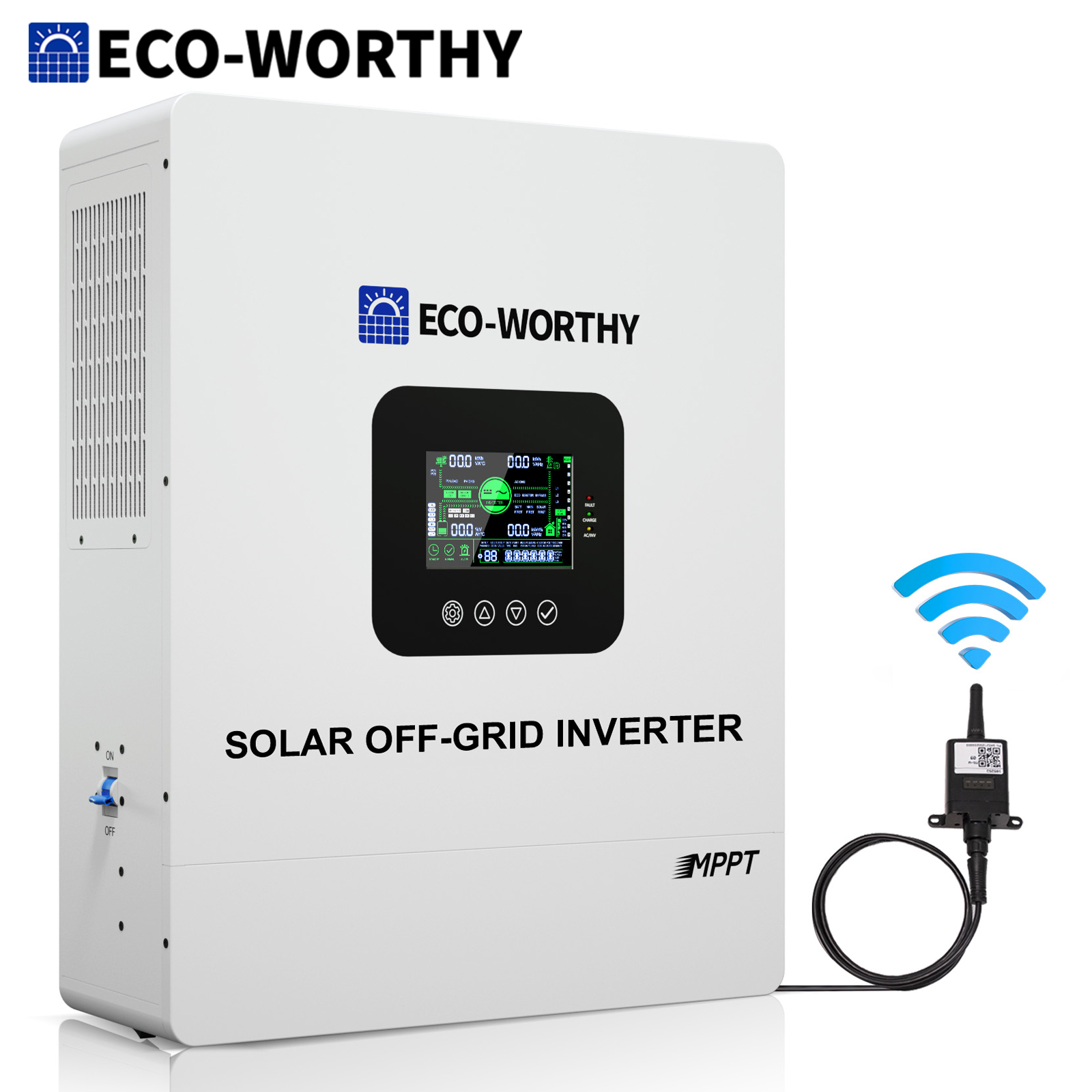 Mppt Charge Controller - ECO-WORTHY UL1741 5000W 48V Solar Inverter