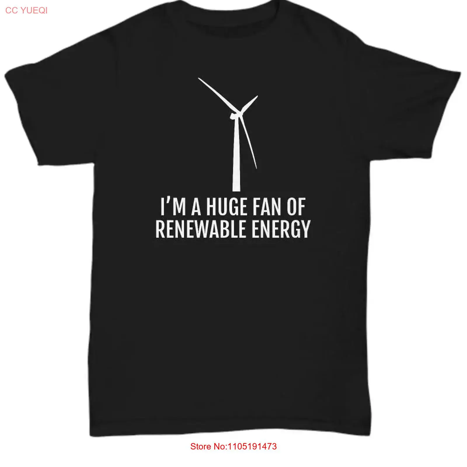 Wind Energy T Shirt Clean Clim - Renewable Energy Global のレビューと価格