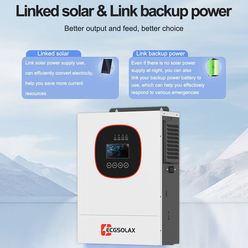 ECGSOLAX 1.2KW Solar Hybrid in - Mppt Charge Controller のレビューと価格