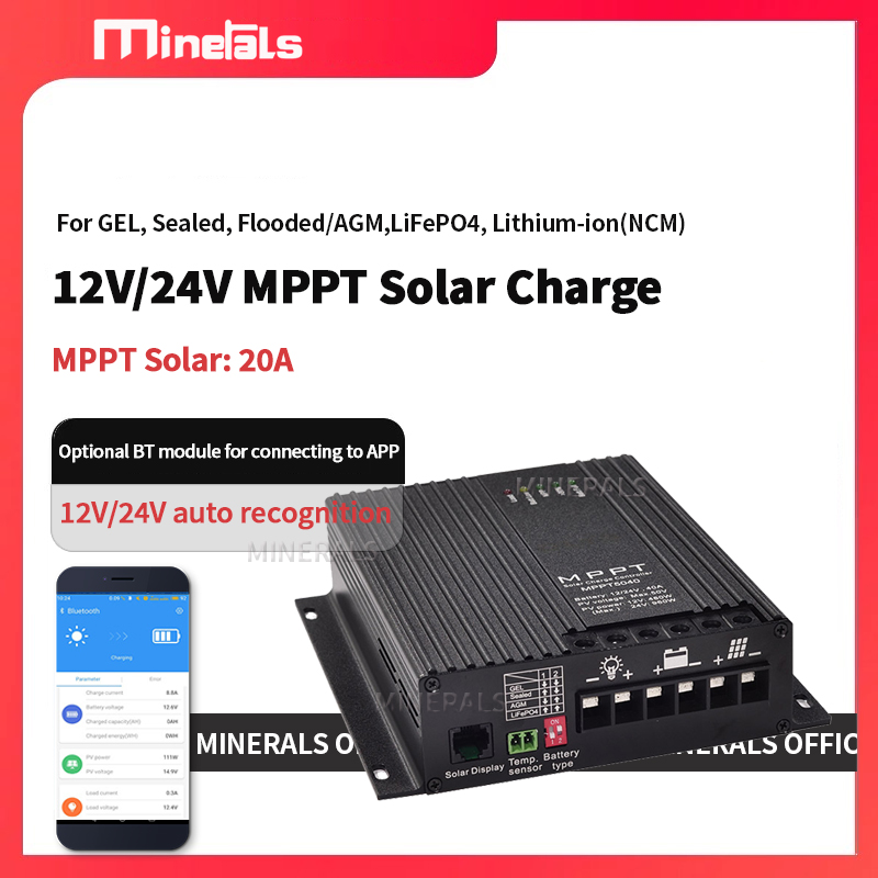 20A MPPT Controller 12V/24V Ba - Mppt Charge Controller のレビューと価格