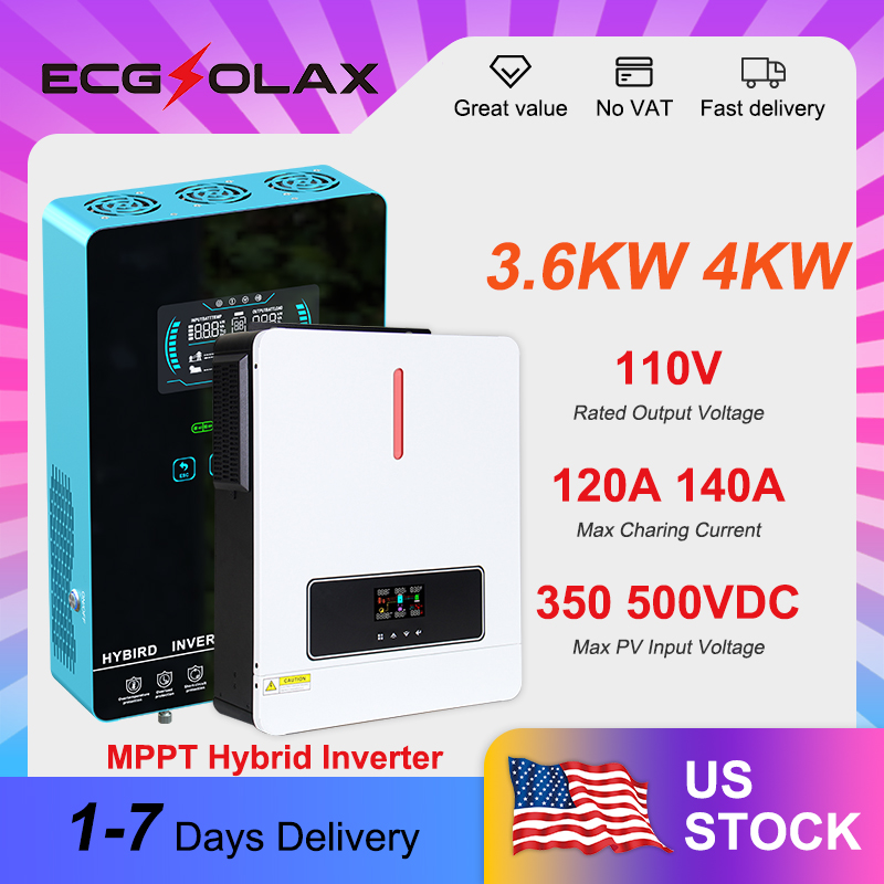 ECGSOLAX 3.6/4KW  Hybrid Solar - Mppt Charge Controller のレビューと価格