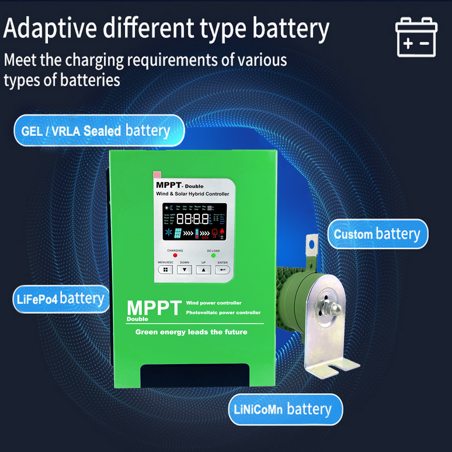 4000W MPPT Wind Solar Hybrid C - Mppt Charge Controller のレビューと価格