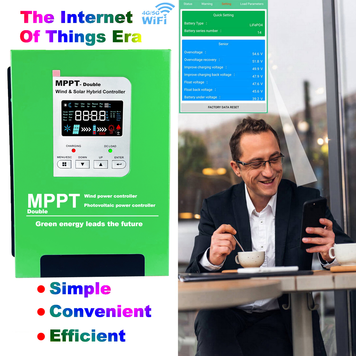 4000W MPPT Wind Solar Hybrid C - Mppt Charge Controller のレビューと価格